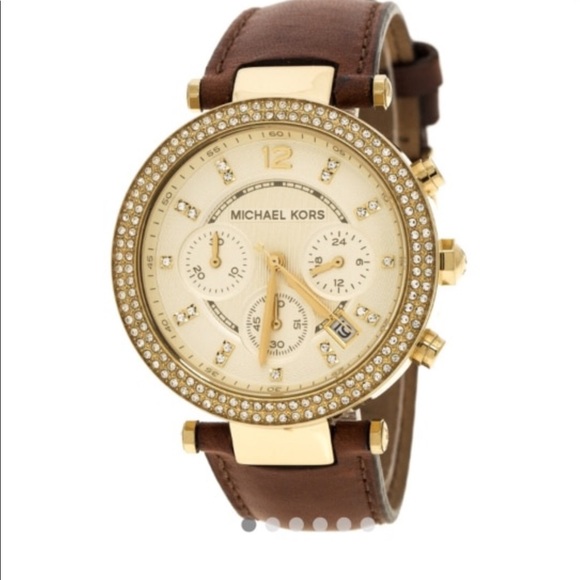 Michael Kors Stainless Ladies Chronograph Watch! Makes a lovely gift! 😎